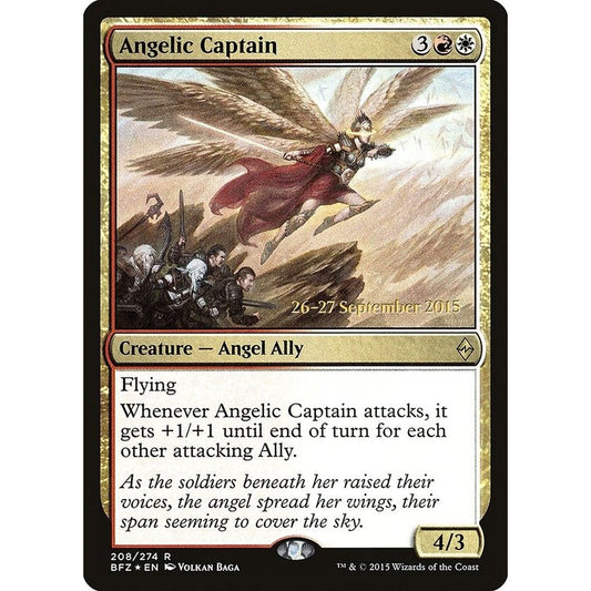 Image for Angelic Captain (208) (PRE) - Magic: The Gathering