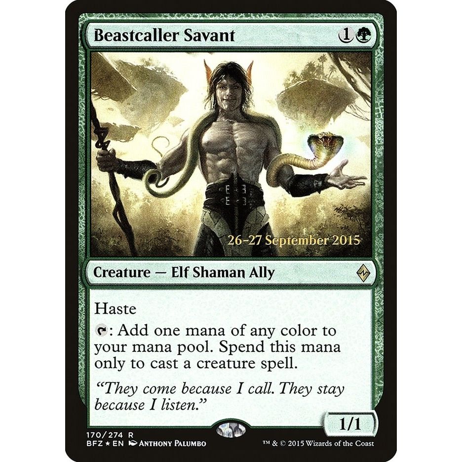 Image for Beastcaller Savant (170) (PRE) - Magic: The Gathering