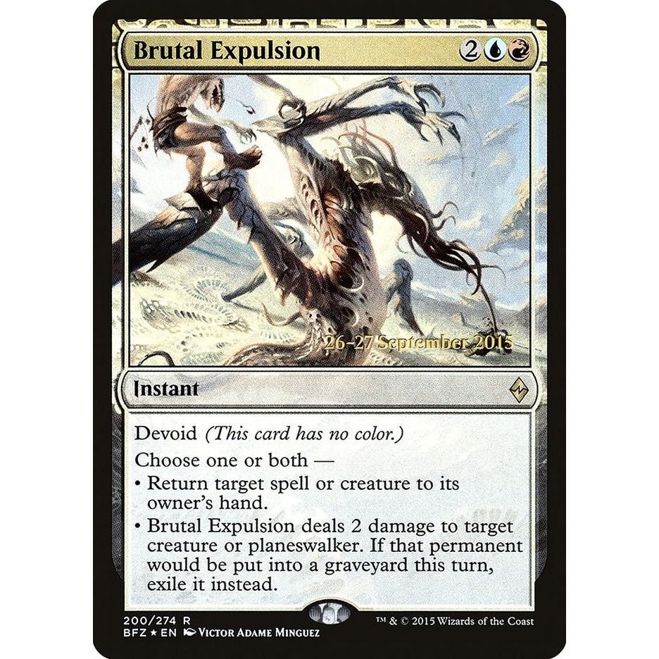 Image for Brutal Expulsion (200) (PRE) - Magic: The Gathering
