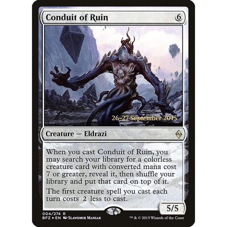 Image for Conduit of Ruin (4) (PRE) - Magic: The Gathering