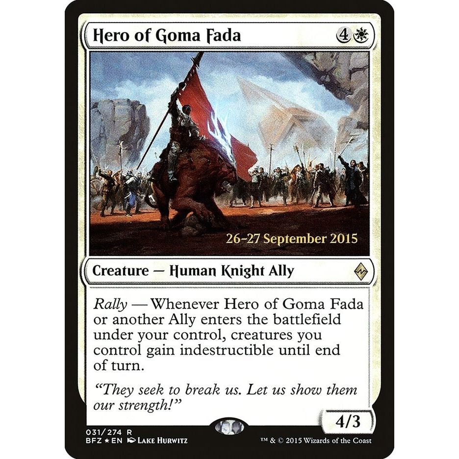 Image for Hero of Goma Fada (31) (PRE) - Magic: The Gathering