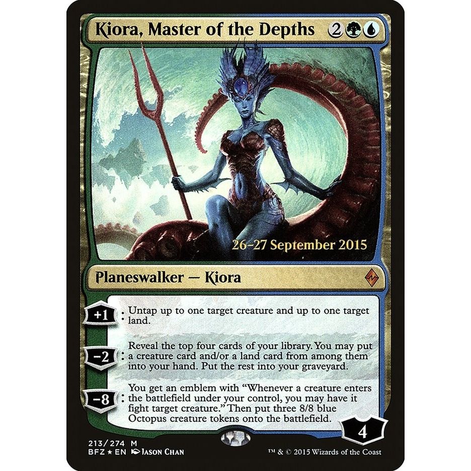 Image for Kiora, Master of the Depths (213) (PRE) - Magic: The Gathering