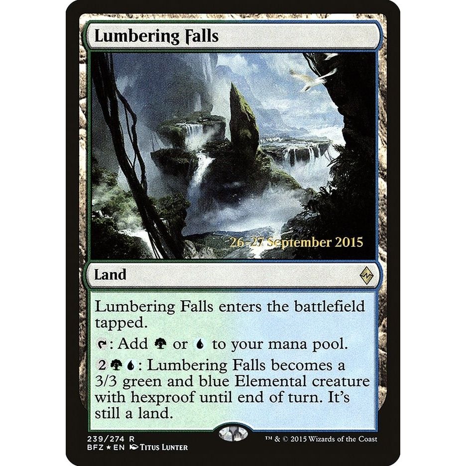 Image for Lumbering Falls (239) (PRE) - Magic: The Gathering