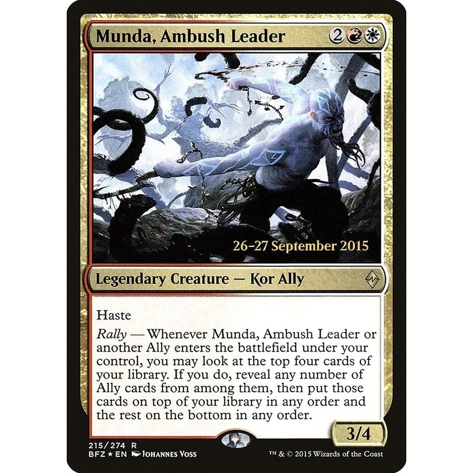 Image for Munda, Ambush Leader (215) (PRE) - Magic: The Gathering