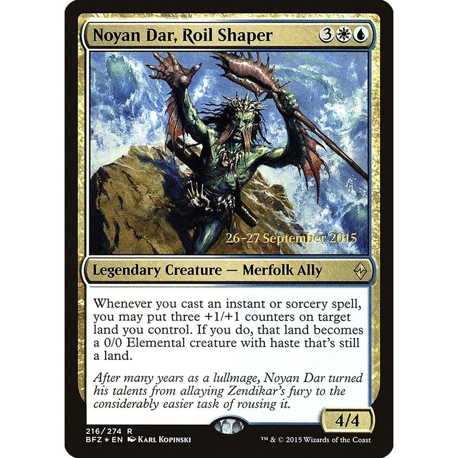 Image for Noyan Dar, Roil Shaper (216) (PRE) - Magic: The Gathering