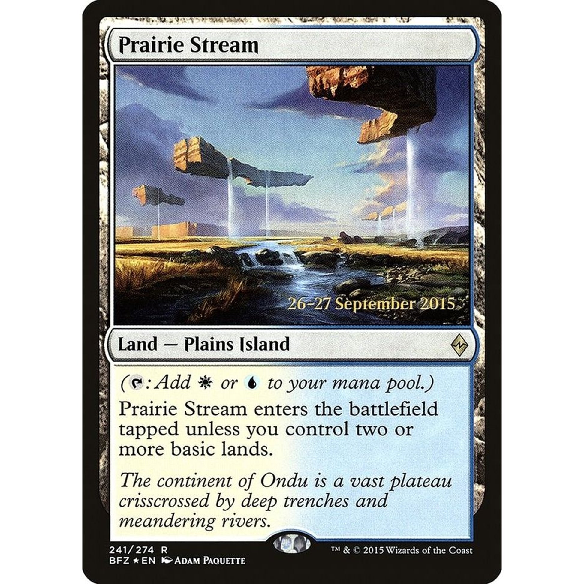 Image for Prairie Stream (241) (PRE) - Magic: The Gathering