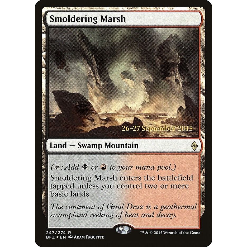 Image for Smoldering Marsh (247) (PRE) - Magic: The Gathering