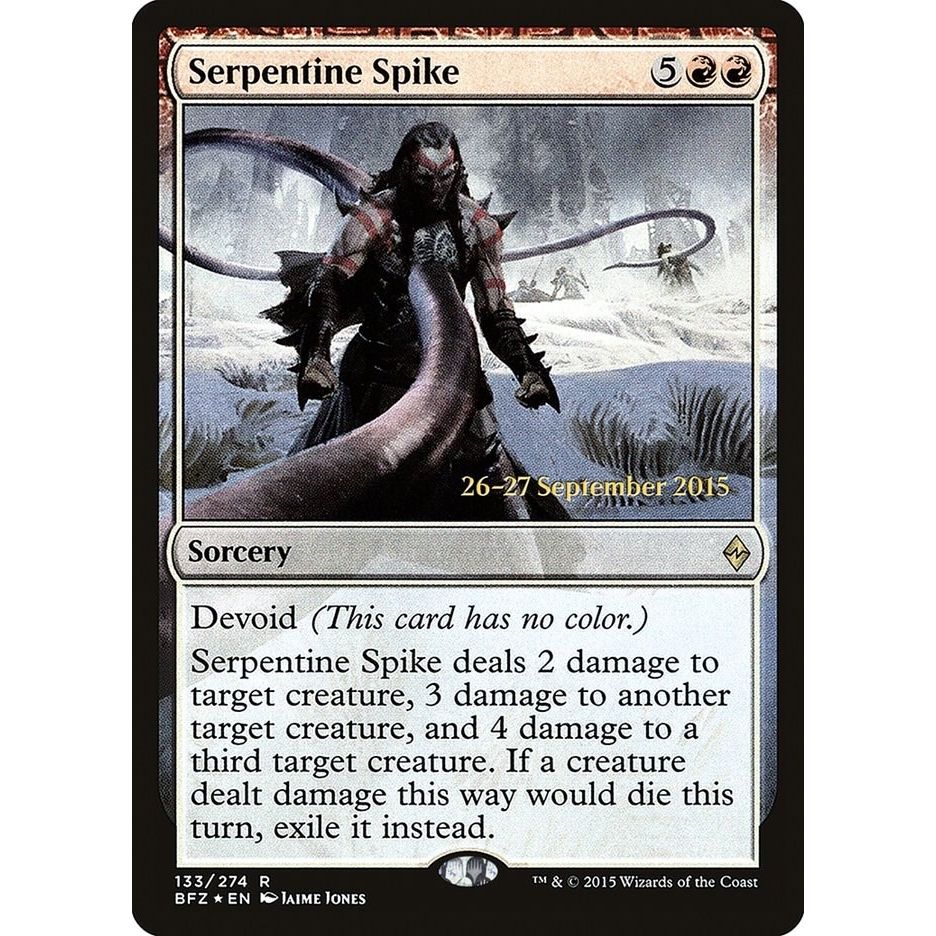 Image for Serpentine Spike (133) (PRE) - Magic: The Gathering