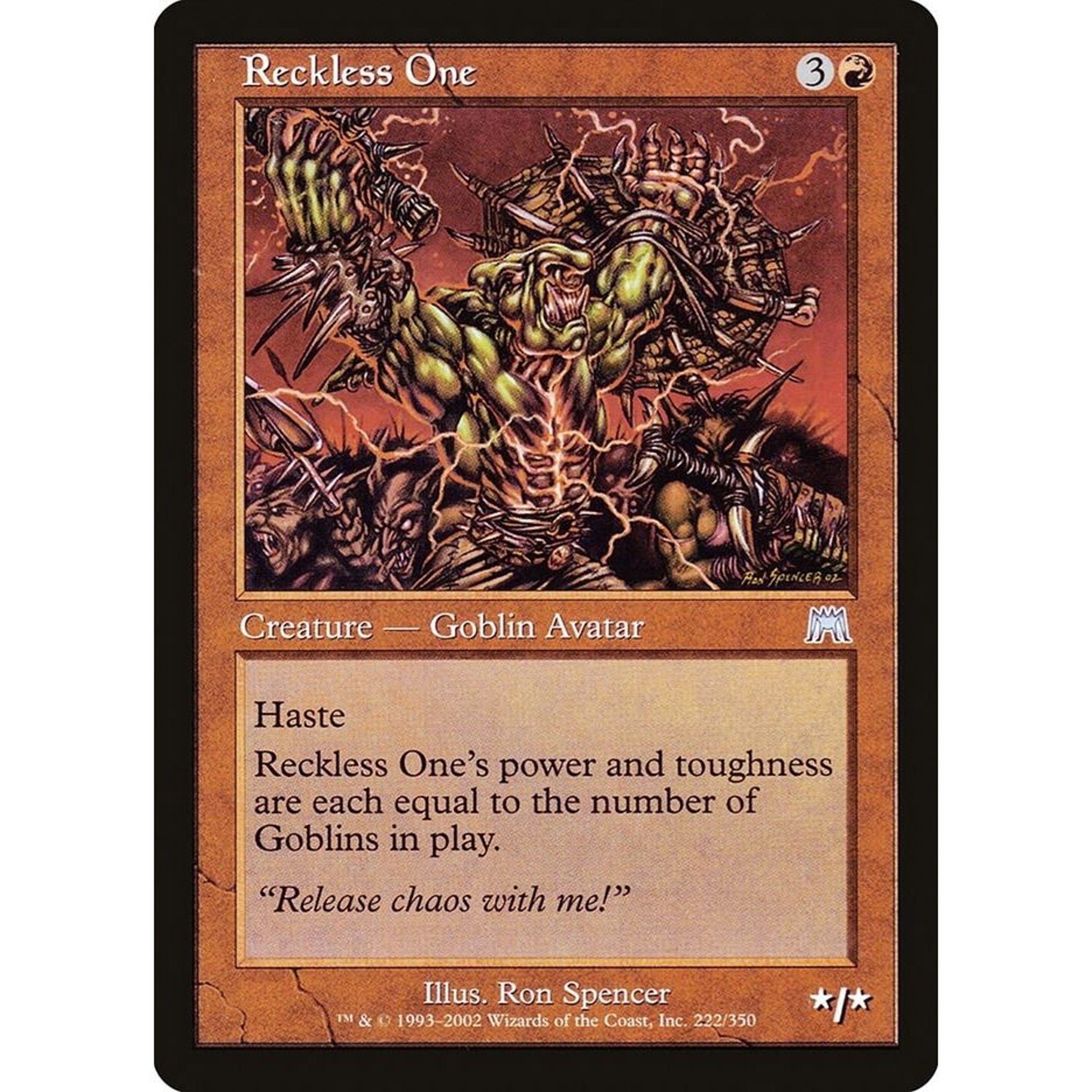 Image for Reckless One (222) (ONS) - Magic: The Gathering
