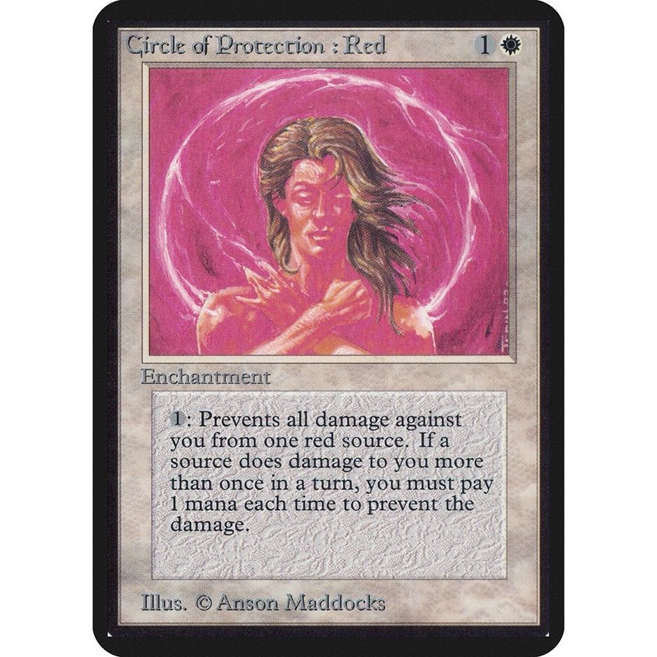 Image for Circle of Protection: Red (LEA) - Magic: The Gathering