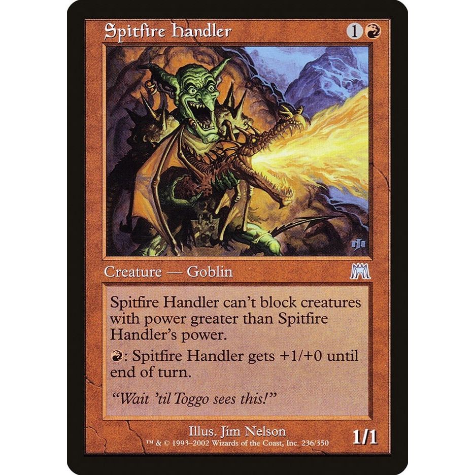 Image for Spitfire Handler (236) (ONS) - Magic: The Gathering