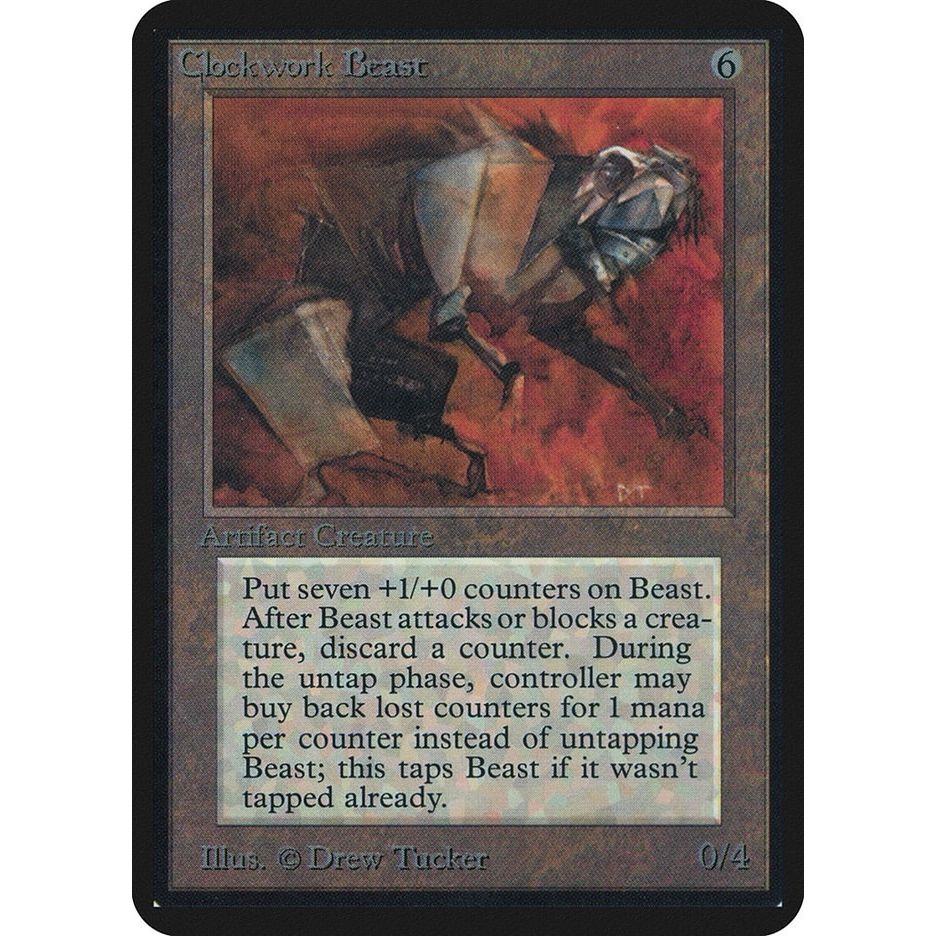 Image for Clockwork Beast (LEA) - Magic: The Gathering