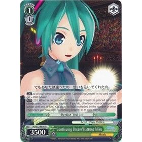 Image for "Continuing Dream"Hatsune Miku (PD/S22-E036 U) (PD/S22) - Weiss Schwarz