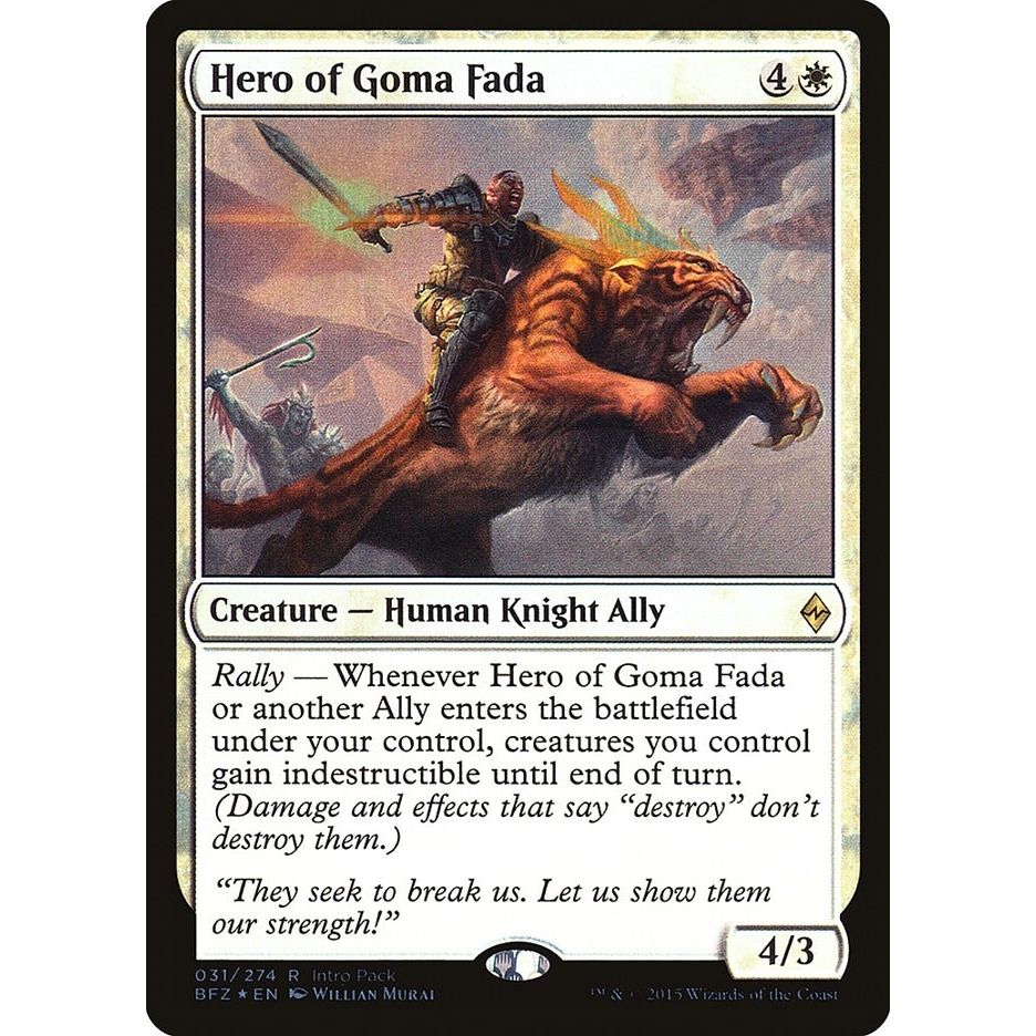 Image for Hero of Goma Fada (31) (UMP) - Magic: The Gathering