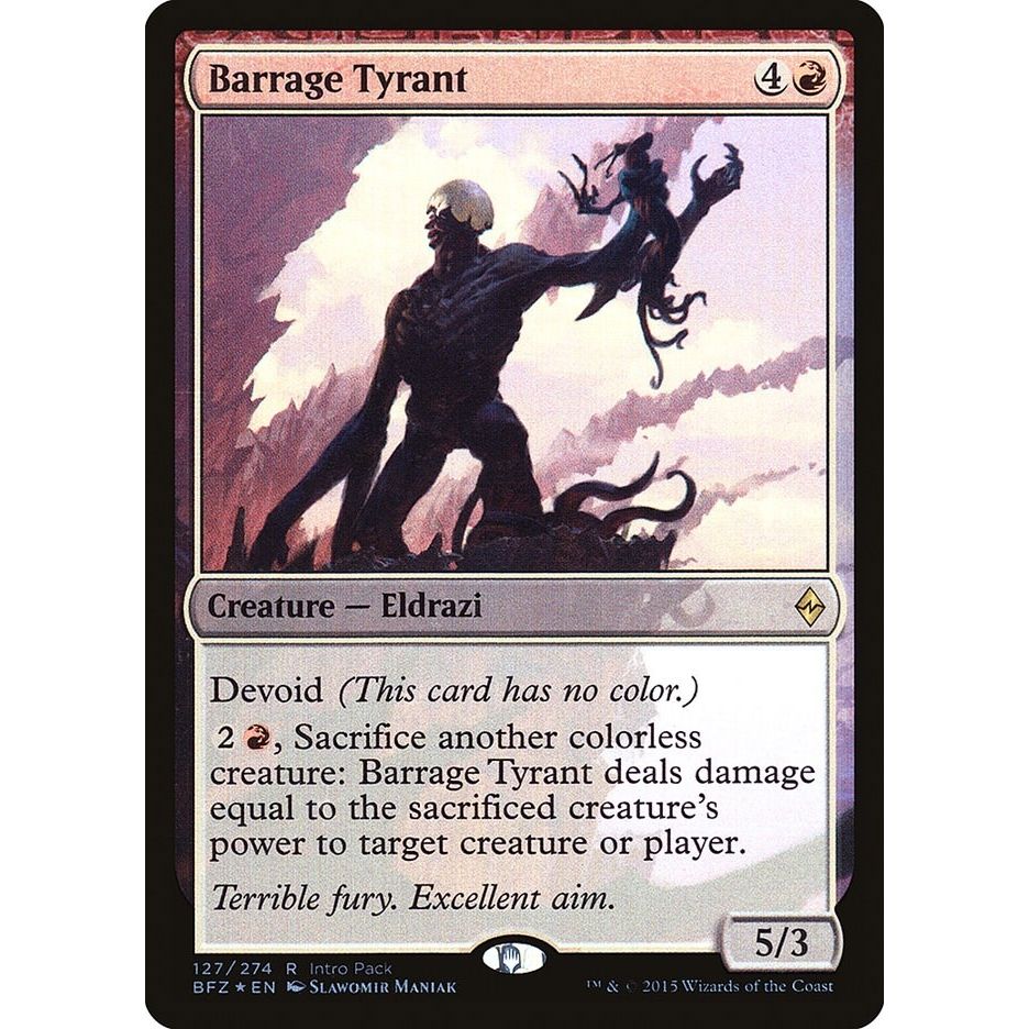 Image for Barrage Tyrant (127) (UMP) - Magic: The Gathering
