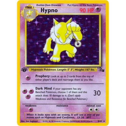 Image for Hypno (8) (08/62) (FO) - Pokemon