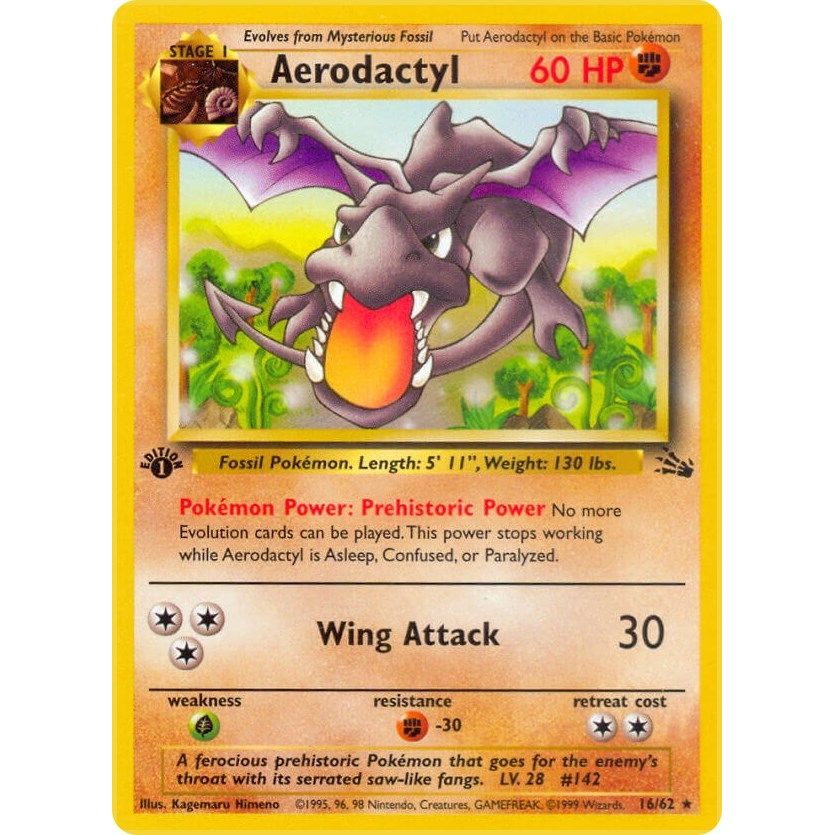 Image for Aerodactyl (16) (16/62) (FO) - Pokemon
