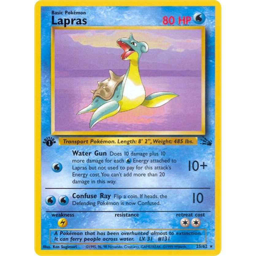 Image for Lapras (25) (25/62) (FO) - Pokemon
