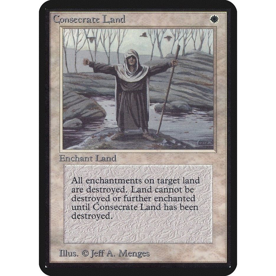 Image for Consecrate Land (LEA) - Magic: The Gathering