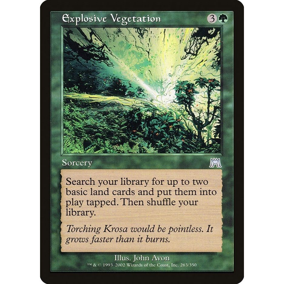 Image for Explosive Vegetation (263) (ONS) - Magic: The Gathering