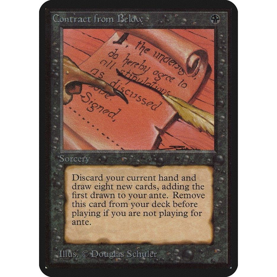 Image for Contract from Below (LEA) - Magic: The Gathering