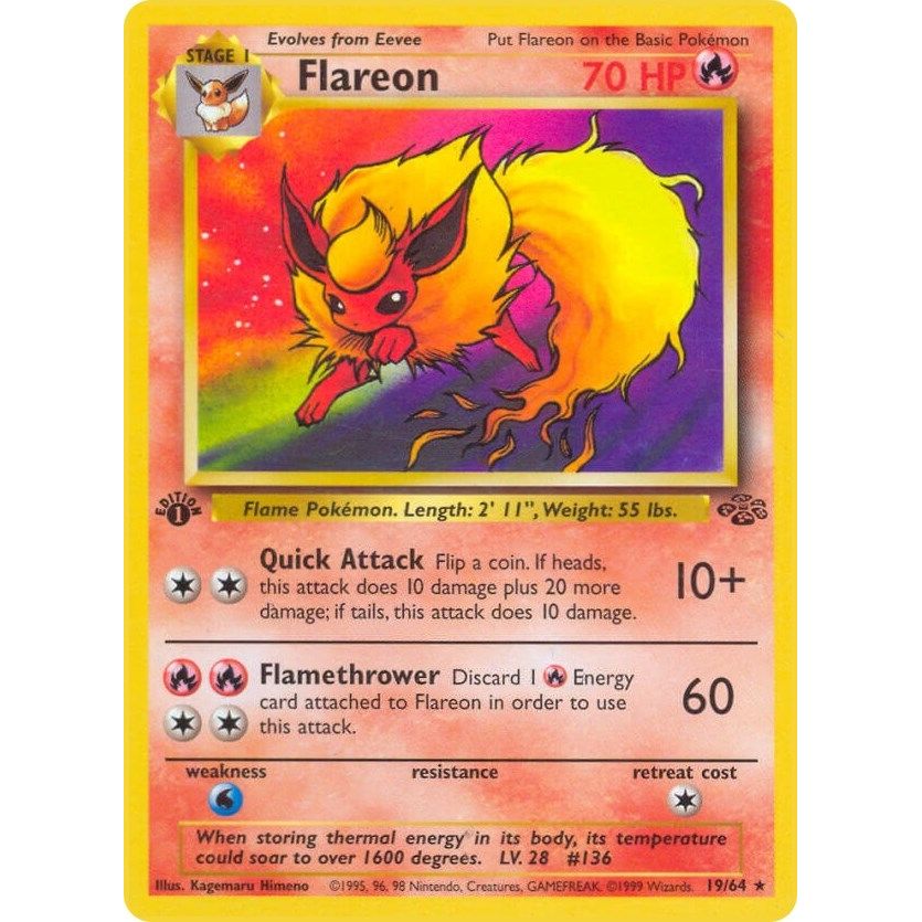 Image for Flareon (19) (19/64) (JU) - Pokemon