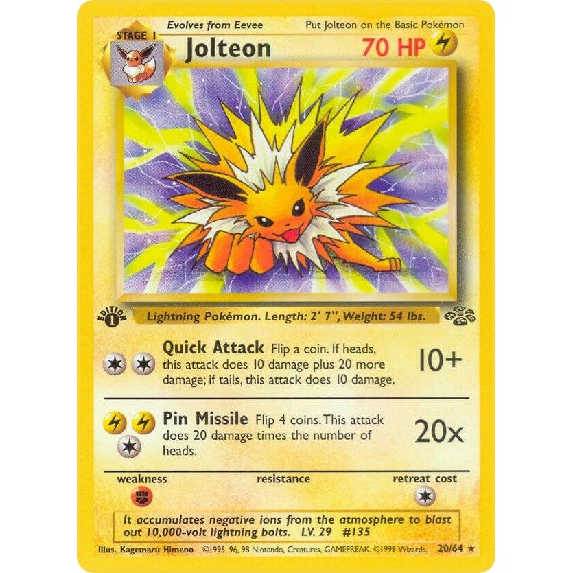 Image for Jolteon (20) (20/64) (JU) - Pokemon