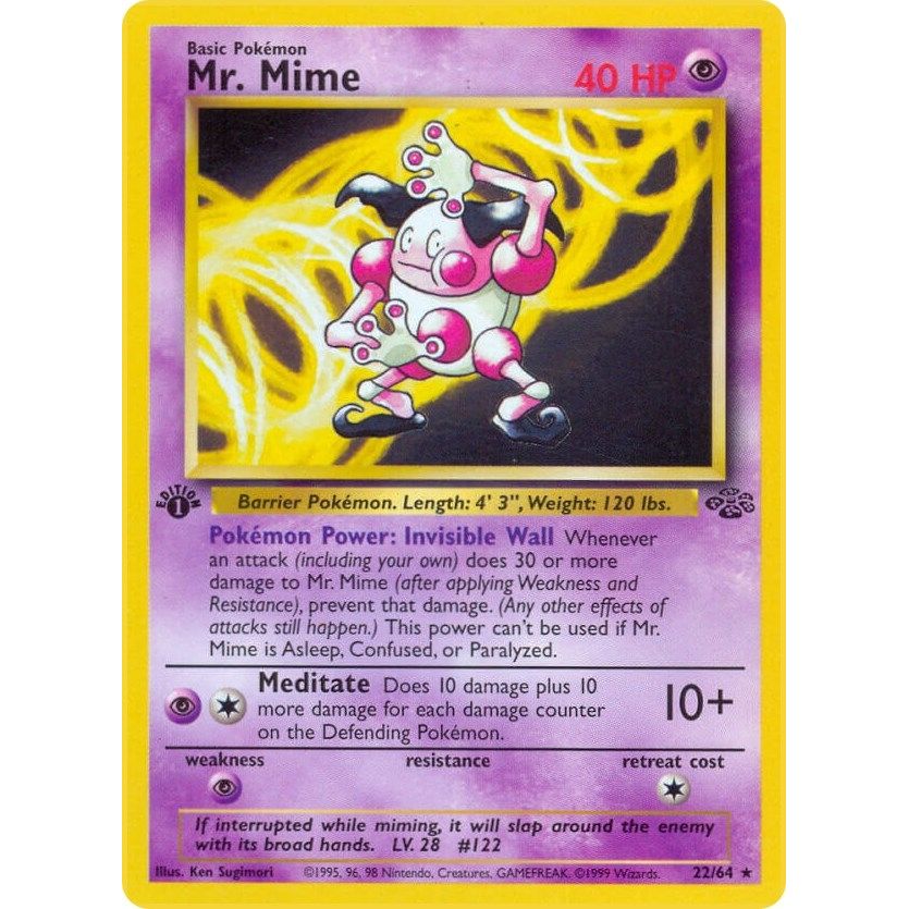 Image for Mr. Mime (22) (22/64) (JU) - Pokemon