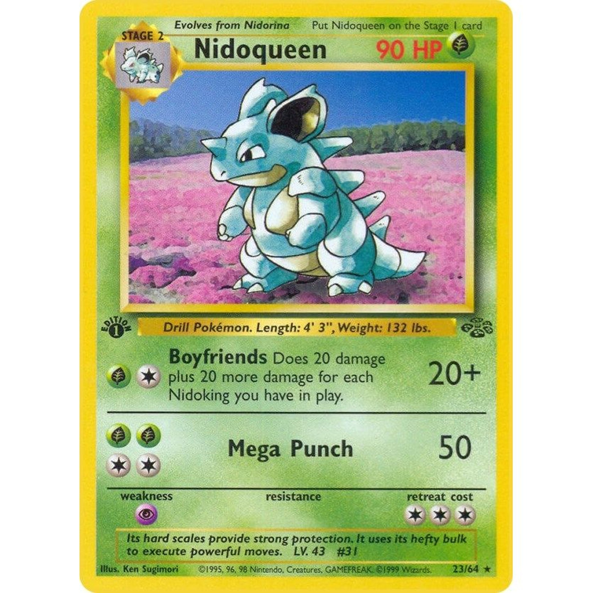 Image for Nidoqueen (23) (23/64) (JU) - Pokemon