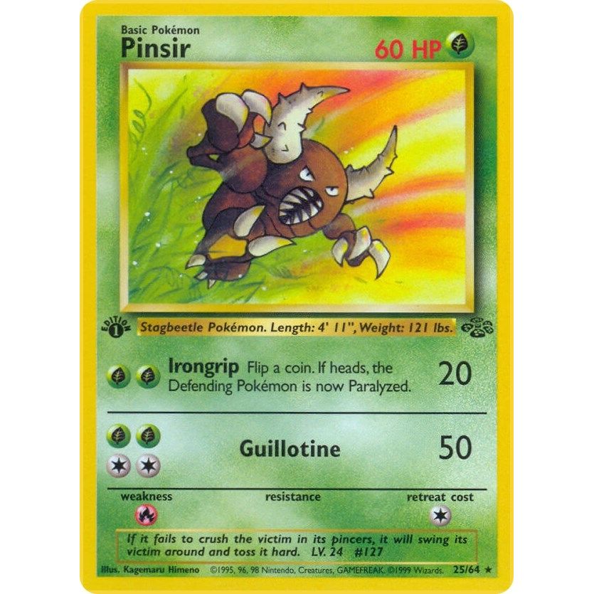 Image for Pinsir (25) (25/64) (JU) - Pokemon