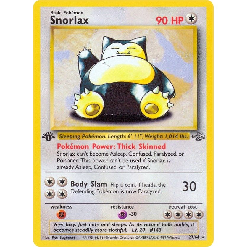 Image for Snorlax (27) (27/64) (JU) - Pokemon