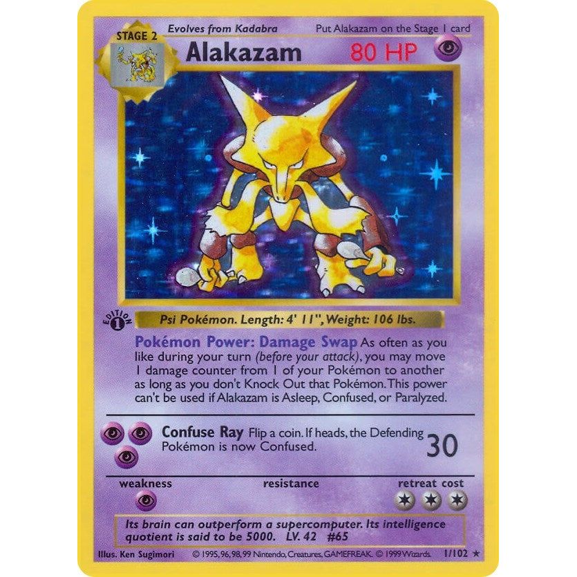 Image for Alakazam (001/102) (BSS) - Pokemon