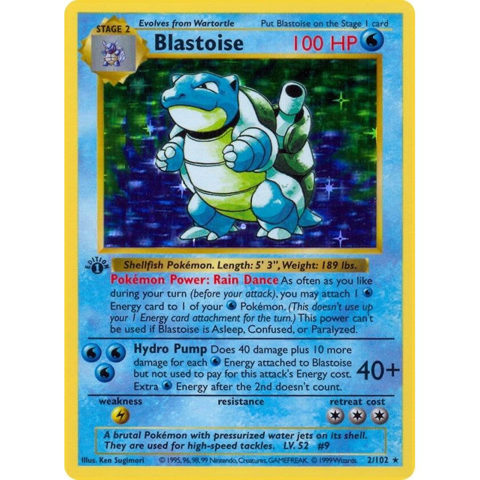Image for Blastoise (002/102) (BSS) - Pokemon