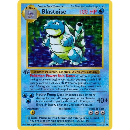 Image for Blastoise (002/102) (BSS) - Pokemon
