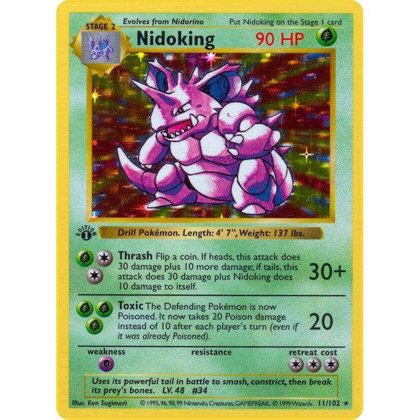 Image for Nidoking (011/102) (BSS) - Pokemon