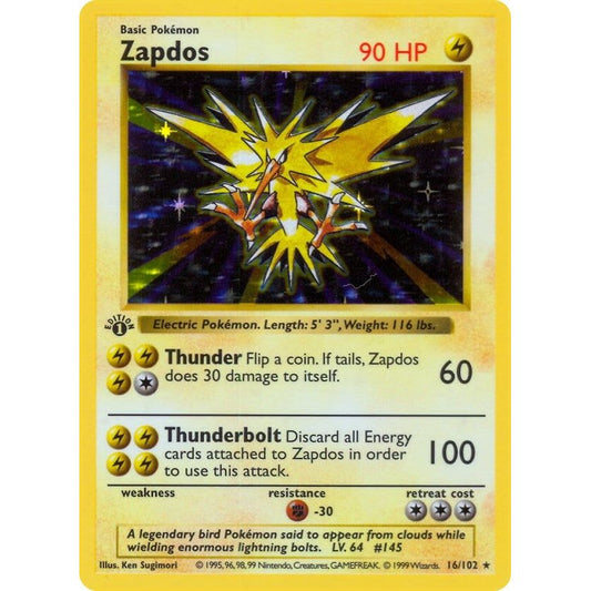 Image for Zapdos (016/102) (BSS) - Pokemon