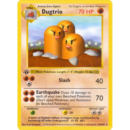 Image for Dugtrio (019/102) (BSS) - Pokemon