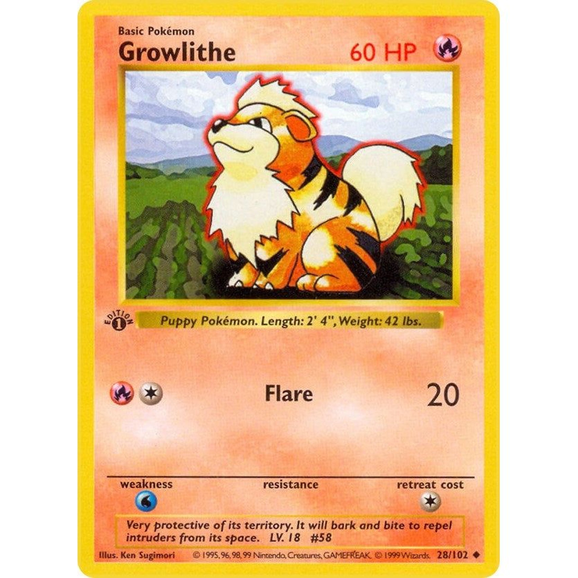 Image for Growlithe (028/102) (BSS) - Pokemon