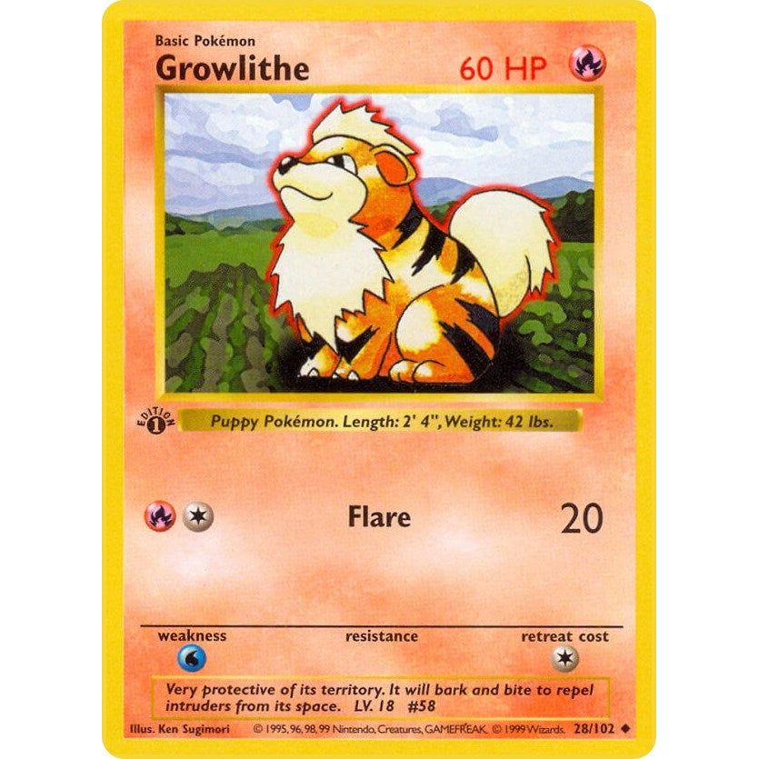 Image for Growlithe (028/102) (BSS) - Pokemon