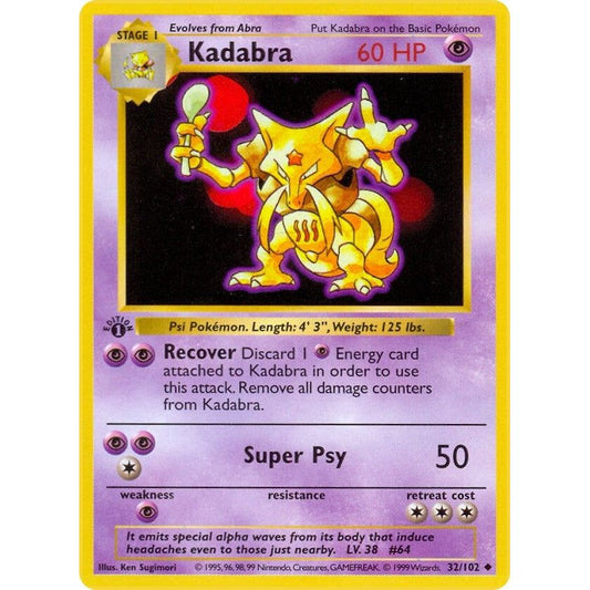 Image for Kadabra (032/102) (BSS) - Pokemon