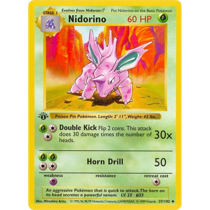 Image for Nidorino (037/102) (BSS) - Pokemon