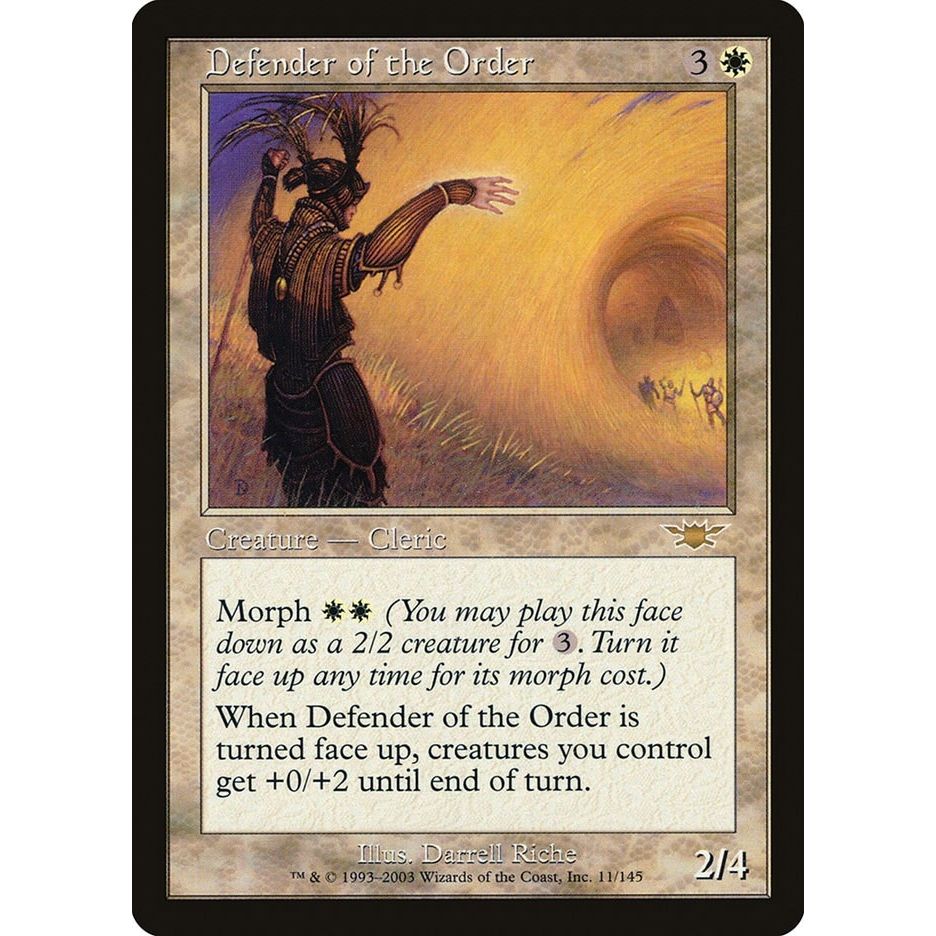Image for Defender of the Order (11) (LGN) - Magic: The Gathering