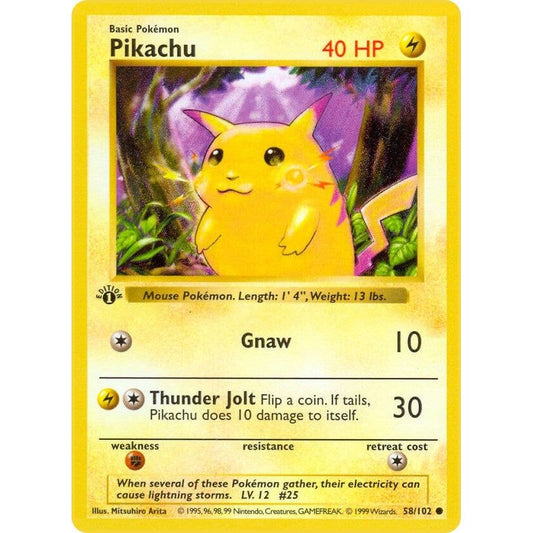 Image for Pikachu (058/102) (BSS) - Pokemon