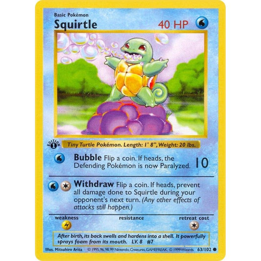 Image for Squirtle (063/102) (BSS) - Pokemon