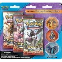 Image for BREAKthrough Mega Evolution 3 Pin Blister - Pokemon