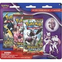 Image for BREAKthrough Three Pack Pin Blisters [Mega Mewtwo Y] - Pokemon
