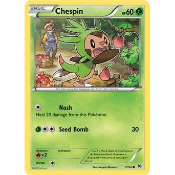 Image for Chespin (7) (7/162) (BKT) - Pokemon