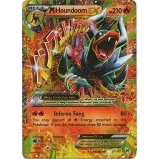 Image for M Houndoom EX (22/162) (BKT) - Pokemon