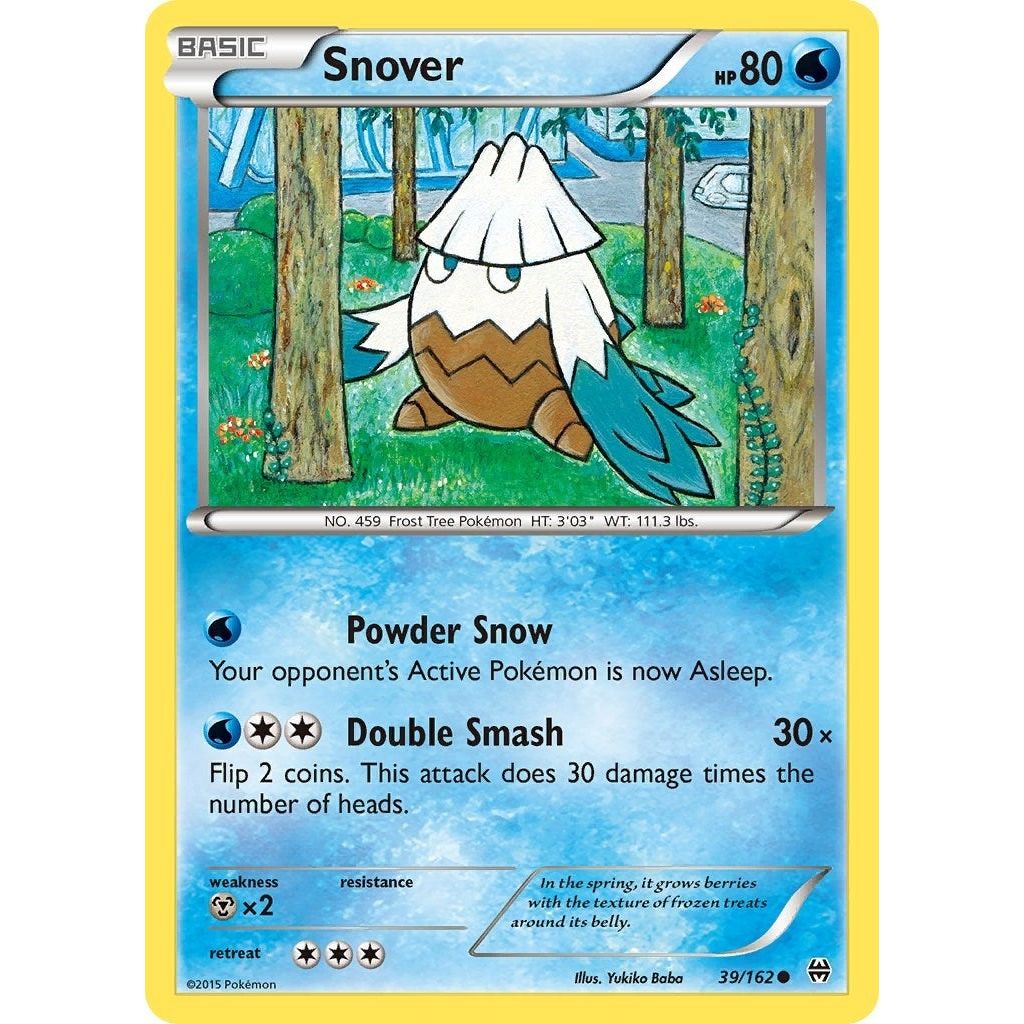 Image for Snover (39/162) (BKT) - Pokemon