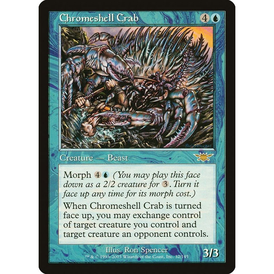 Image for Chromeshell Crab (32) (LGN) - Magic: The Gathering